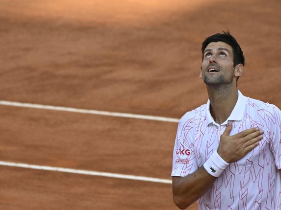Novak Djokovic est en finale à Rome © KEYSTONE/EPA/Riccardo Antimiani / POOL