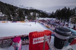 Ski alpin Dames: La première descente de coupe d'Europe à Crans-Montana reportée