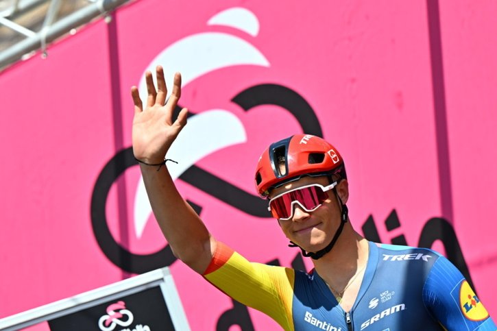 Deuxième lundi, premier mardi: Jonathan Milan est le sprinter en forme du Tour d'Italie. © KEYSTONE/EPA/LUCA ZENNARO